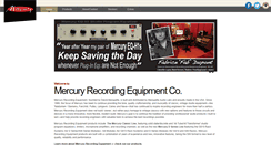 Desktop Screenshot of mercuryrecordingequipment.com